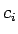 $c_{i}$