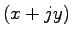$(x+jy)$