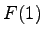 $F(1)$
