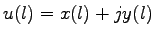 $u(l) = x(l) + jy(l)$