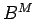 $B^{M}$