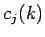 $c_{j}(k)$