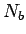 $N_{b}$